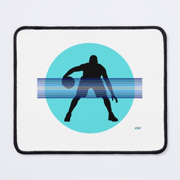 Item preview, Basketball Dribble Hooper Silhouette – Blue Basketball Graphic | Urban Sports Shirt designed and sold by SlanTee.
