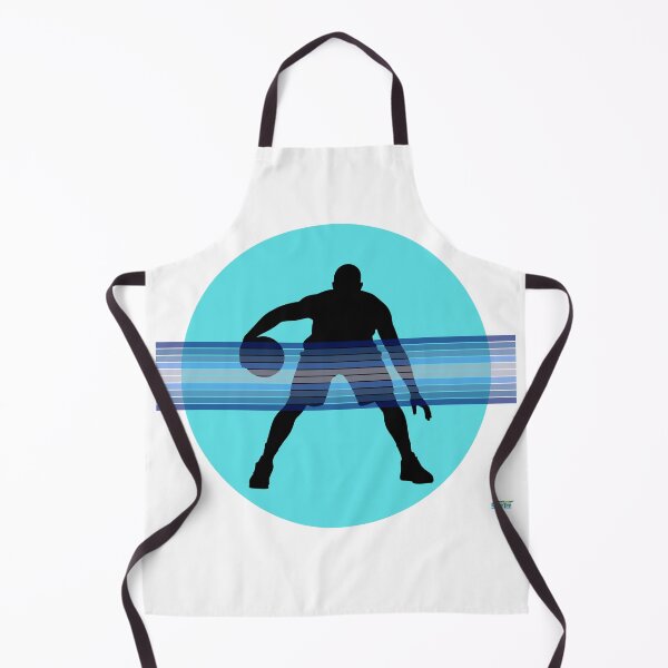 Item preview, Basketball Dribble Hooper Silhouette – Blue Basketball Graphic | Urban Sports Shirt designed and sold by SlanTee.
