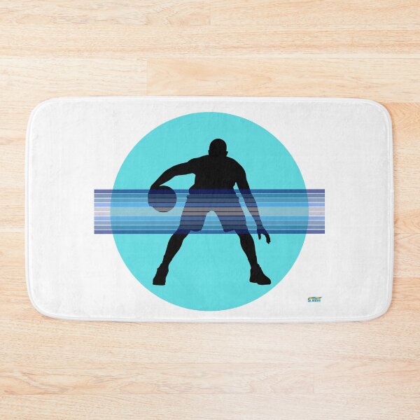 Item preview, Basketball Dribble Hooper Silhouette – Blue Basketball Graphic | Urban Sports Shirt designed and sold by SlanTee.
