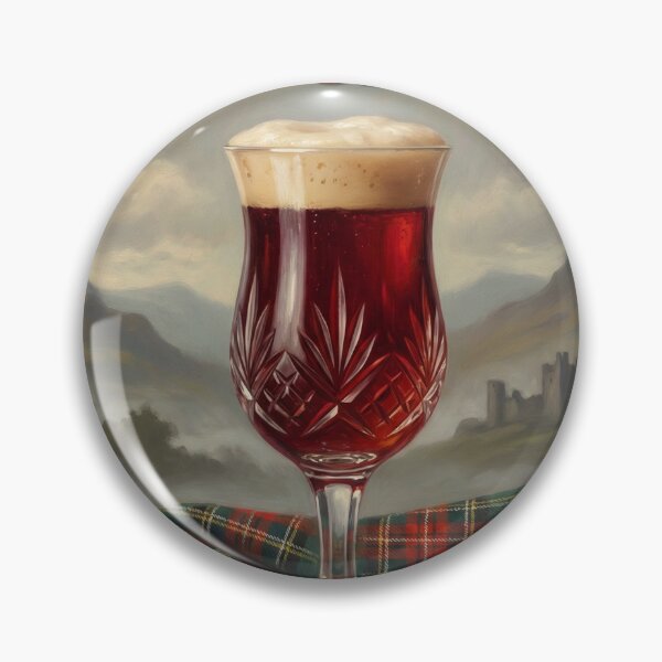 Item preview, SCOTTISH EXPORT ALE 80 SHILLING STRONG Vintage 1950s Highland Pint Poster designed and sold by Cozy-Old-Pub.