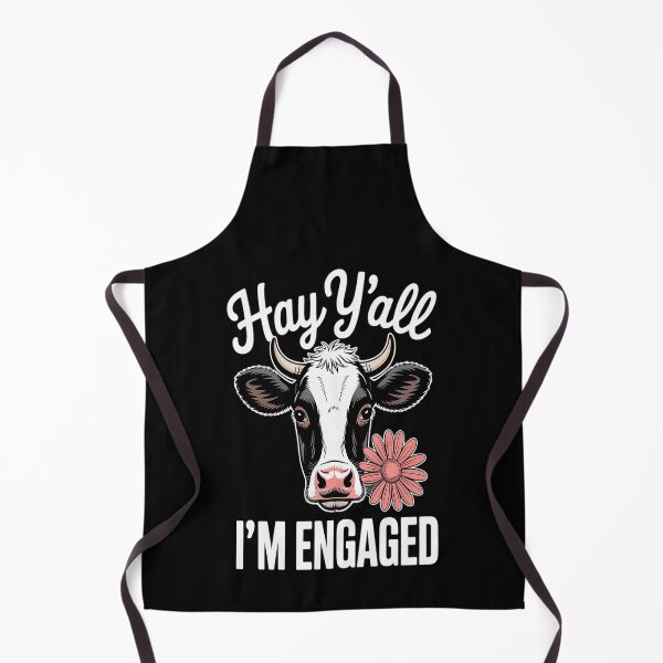 Item preview, Hay Y'all I'm Engaged Cow Couples Proposed Engagement designed and sold by kakashinn.