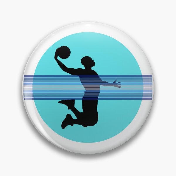 Item preview, Copy of Streeball Hooper Dunk Silhouette – Blue Basketball Graphic | Urban Sports Shirt designed and sold by SlanTee.