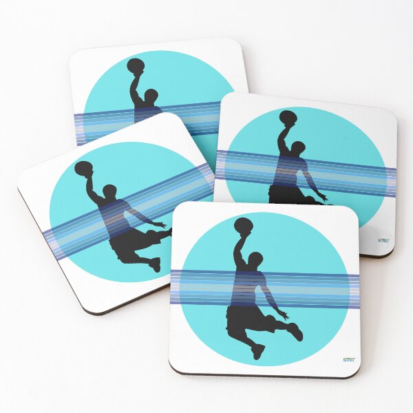 Item preview, Basketball Dunk Silhouette – Blue Basketball Graphic | Urban Sports Shirt designed and sold by SlanTee.