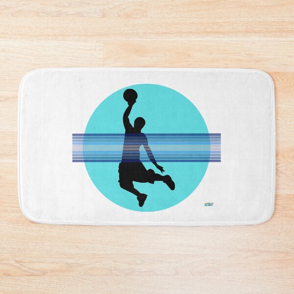 Item preview, Basketball Dunk Silhouette – Blue Basketball Graphic | Urban Sports Shirt designed and sold by SlanTee.