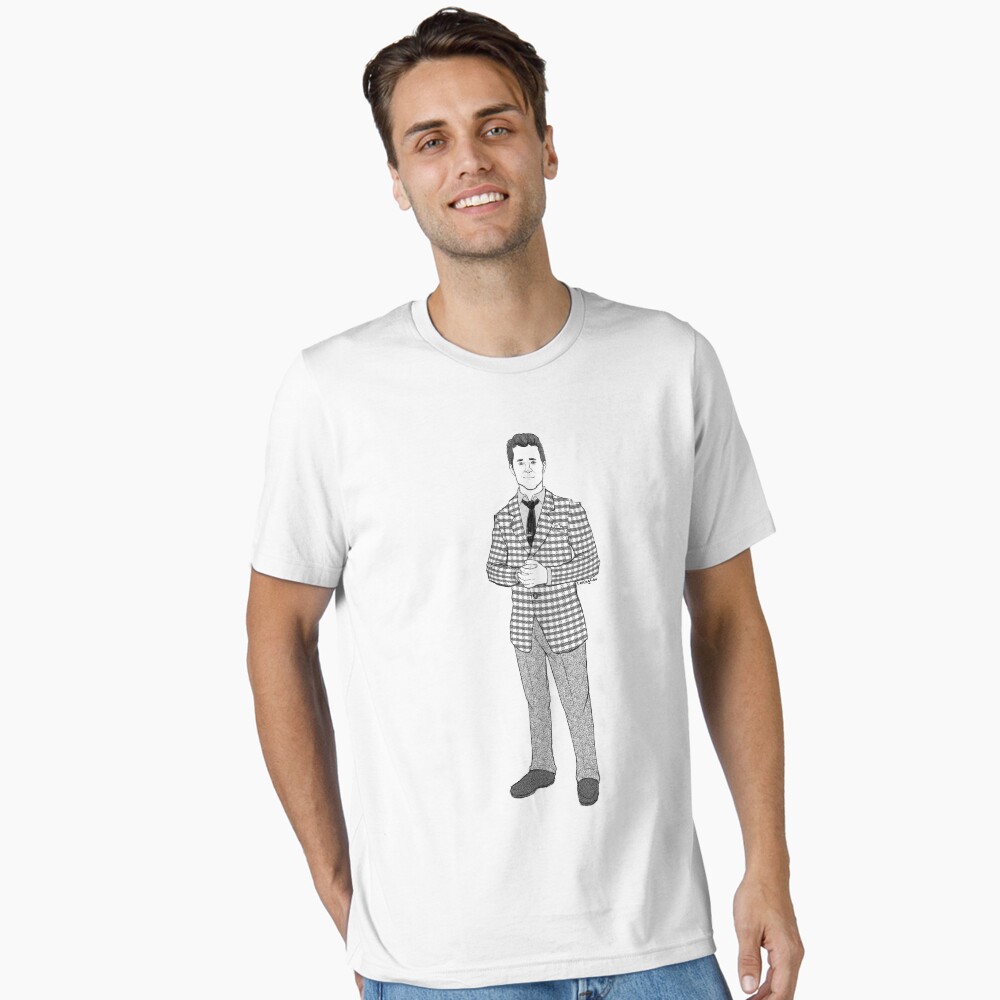 Vista previa del artículo con la obra «Camiseta esencial», diseñado y vendido por CeilingCow.