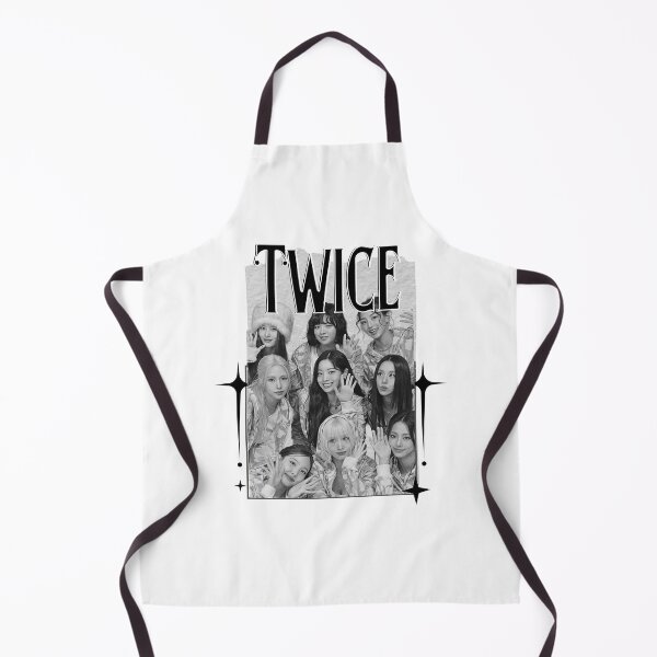 Item preview, TWICE Kpop Girl Group B N W Collage Design K-music south korean Scrapbook Collage Cozy Y2K Vintage Design designed and sold by HELL0WBELLO.
