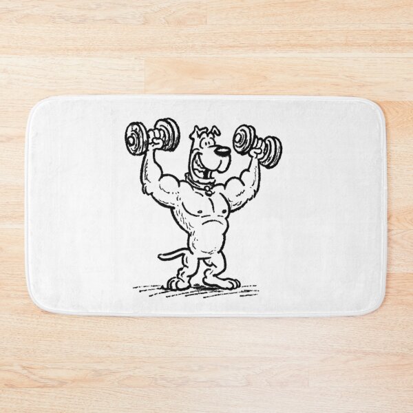 Item preview, Strong Rottweiler Bodybuilder Gym Line Art designed and sold by Flying Doggo.