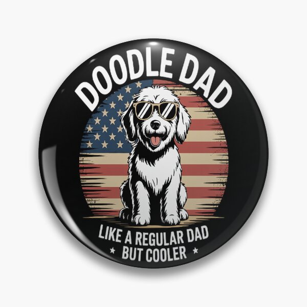 Item preview, USA Flag Goldendoodle Doodle Dad Fathers Day designed and sold by brinbotty.