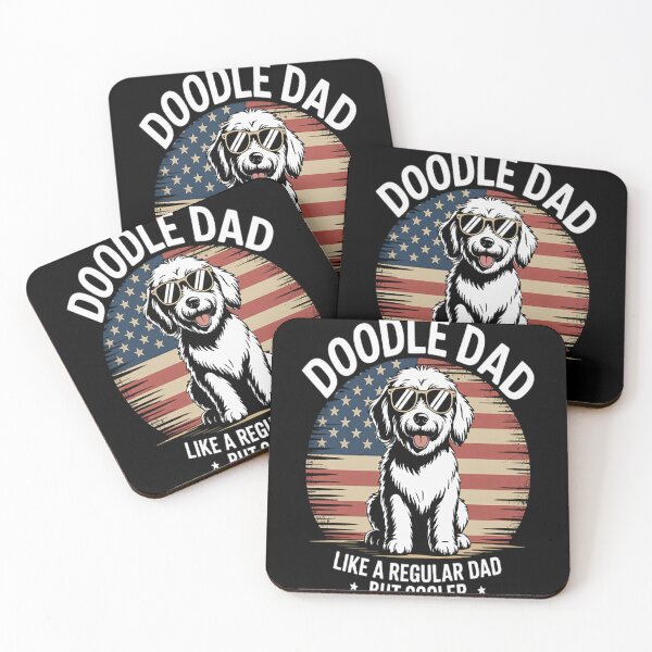 Item preview, USA Flag Goldendoodle Doodle Dad Fathers Day designed and sold by brinbotty.