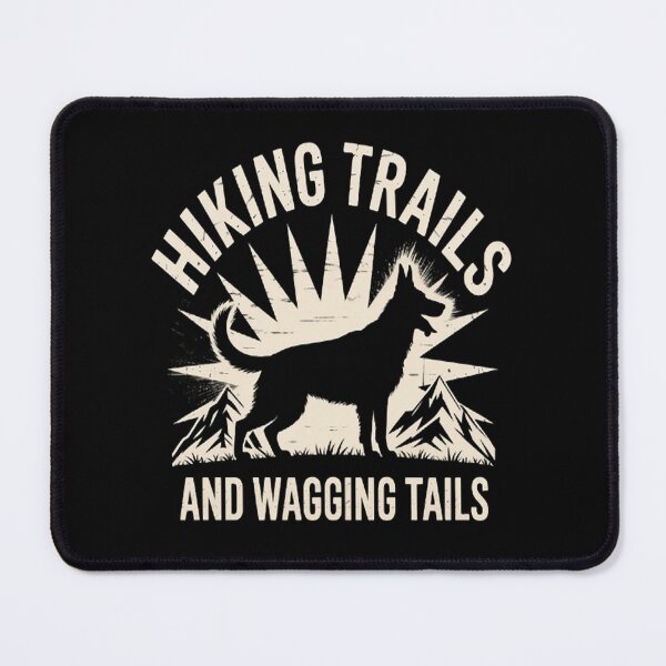 Item preview, Hiking Trails and Wagging Tails Doberman Dog designed and sold by kakashinn.