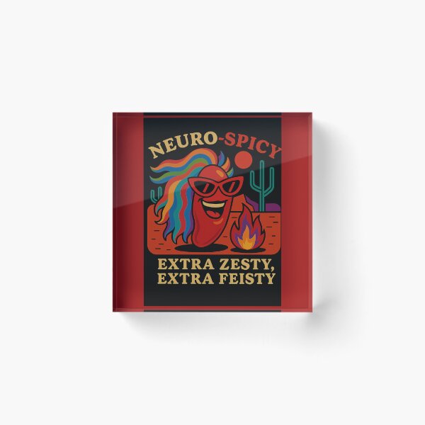 Item preview,  NEURO-SPICY XTRA ZESTY XTRA SPICY RED JALAPENO LONG RAINBOW HAIR designed and sold by spectrum_tech_trade_school_village_and_training_center.