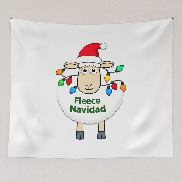 Item preview, Fleece Navidad - Christmas Sheep designed and sold by inkNext.