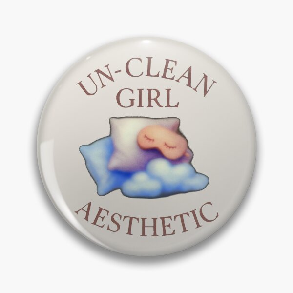 Item preview, Un-Clean Girl Aesthetic Pastel Pillow Cloudcore Sleep Mask Design designed and sold by SplashTastic.