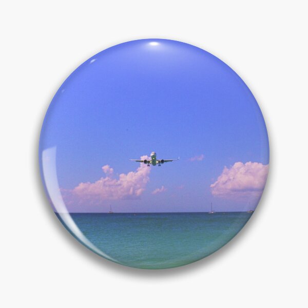 Item preview, An Airplane Landing over Maho Beach designed and sold by LisaWootenPhoto.