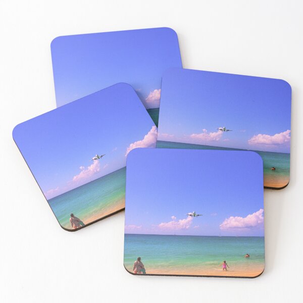 Item preview, An Airplane Landing over Maho Beach designed and sold by LisaWootenPhoto.