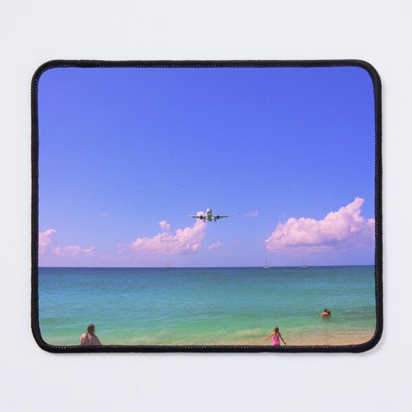 Item preview, An Airplane Landing over Maho Beach designed and sold by LisaWootenPhoto.