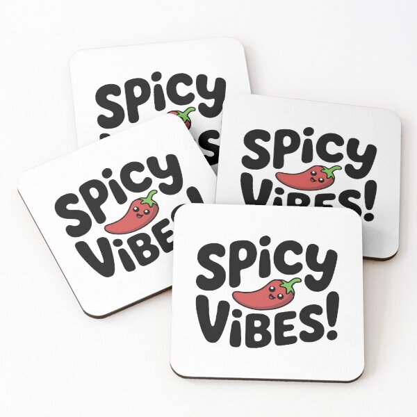 Item preview, Spicy Vibes! Cute Hot Chili Pepper Pun designed and sold by PMCreative.