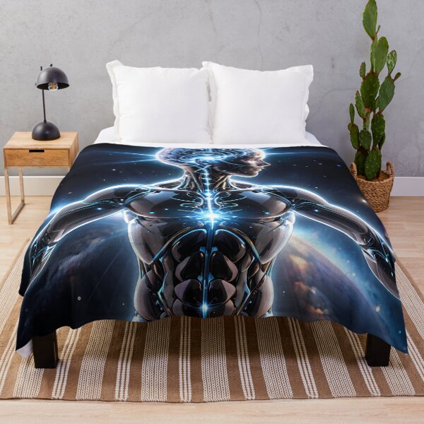 Item preview, The robotic anatomy glowing with futuristic energy. designed and sold by MissYouONLY.