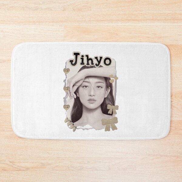 Item preview, TWICE Jihyo Kpop Girl Group Golden Collage Design K-music south korean Scrapbook Collage Cozy Y2K Vintage Design designed and sold by HELL0WBELLO.