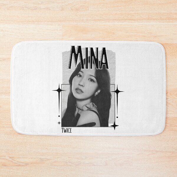 Item preview, TWICE Mina Kpop Girl Group B N W Collage Design K-music south korean Scrapbook Collage Cozy Y2K Vintage Design designed and sold by HELL0WBELLO.