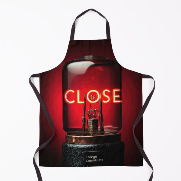 Item preview, Neon “CLOSE” Sign Inside Light Bulb – Modern Red Glow Aesthetic designed and sold by Grafititee.