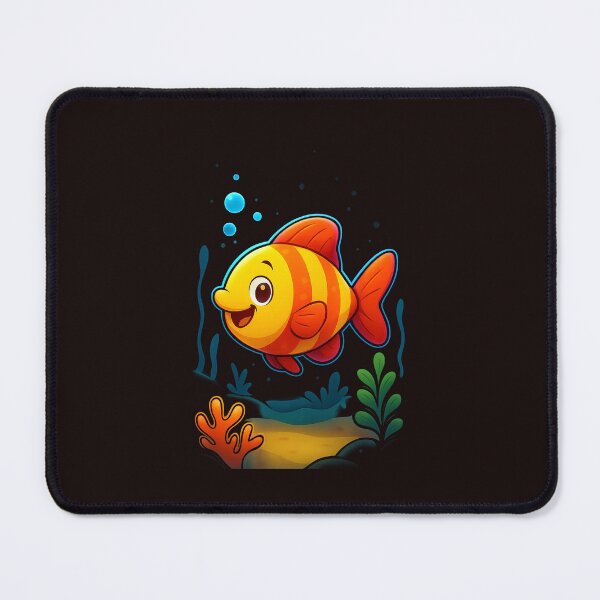 Item preview, A cheerful fish cartoon designed and sold by J-Klix.