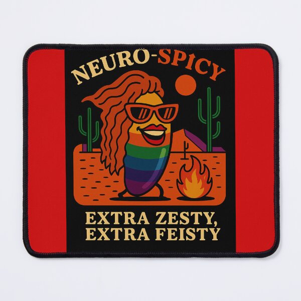 Item preview, NEURO-SPICY EXTRA ZESTY EXTRA FEISTY, RAINBOW JALAPENO AUBURN HAIR LIPSTICK designed and sold by spectrum_tech_trade_school_village_and_training_center.