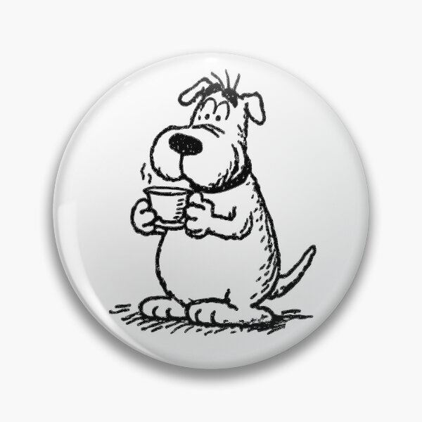 Item preview, Giant Mastiff Tiny Teacup Line Art designed and sold by Flying Doggo.