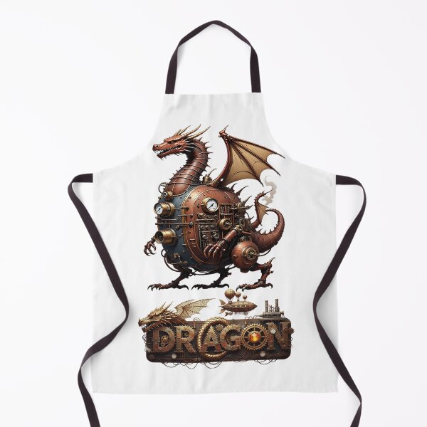 Item preview, Intricate Steampunk Mechanical Dragon Illustration designed and sold by newvisionart191.