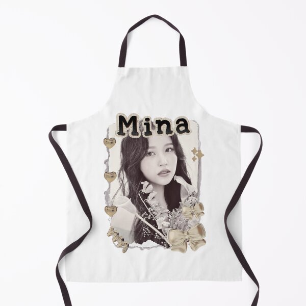 Item preview, TWICE Mina Kpop Girl Group Golden Collage Design K-music south korean Scrapbook Collage Cozy Y2K Vintage Design designed and sold by HELL0WBELLO.