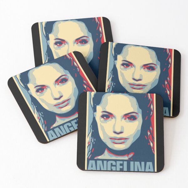 Item preview, Angelina High-Contrast Pop Art Portrait With Bold Blue and Red Color Blocks designed and sold by Claytonhuffos.