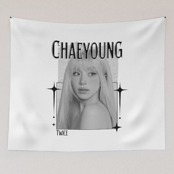 Item preview, TWICE Chaeyoung Kpop Girl Group Golden Collage Design K-music south korean Scrapbook Collage Cozy Y2K Vintage Design designed and sold by HELL0WBELLO.