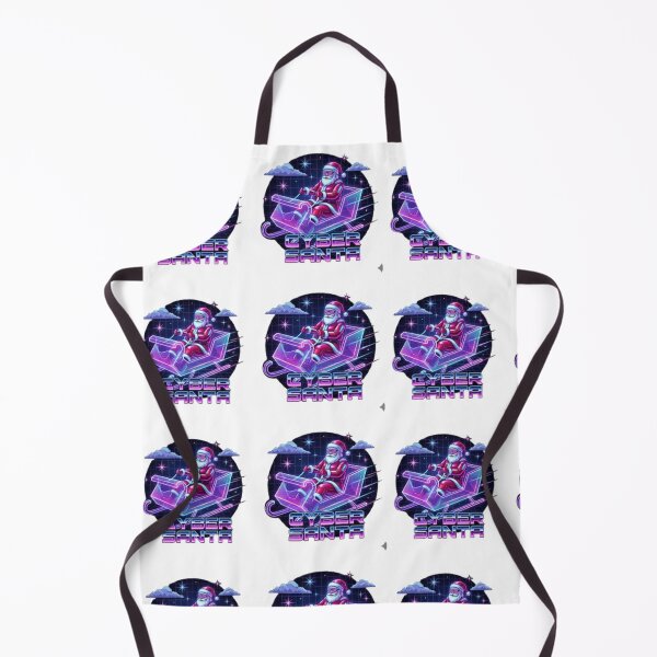 Item preview, Cyber Santa Synthwave Sleigh | Retro 80s Christmas designed and sold by Rosuma Designs.