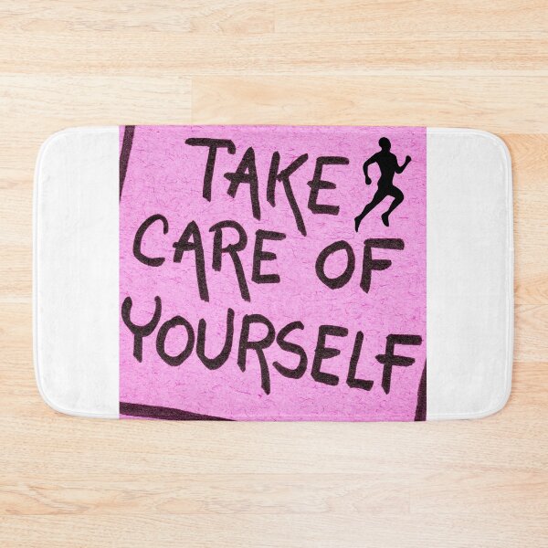 Item preview, Take Care of Yourself – Motivational Sticky Note Art designed and sold by GoldenSparkleShop.