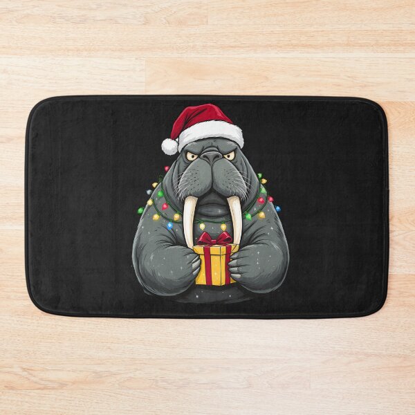 Item preview, Funny Christmas Walrus | Holiday Tusks & Gift designed and sold by ColorSplash123.