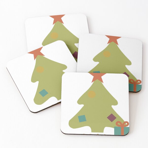 Item preview, 70s–80s Retro Minimalist Christmas Tree – Merry & Bright designed and sold by Illustrator Bhaiya.