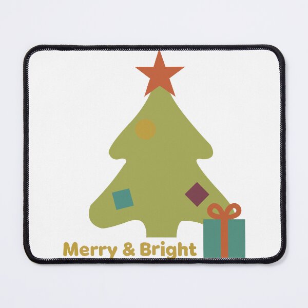 Item preview, 70s–80s Retro Minimalist Christmas Tree – Merry & Bright designed and sold by Illustrator Bhaiya.