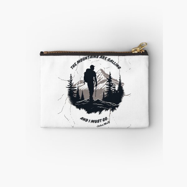 Item preview, The mountains are calling and I must go. Hiking Mountain Quote designed and sold by TeeArtWorld.