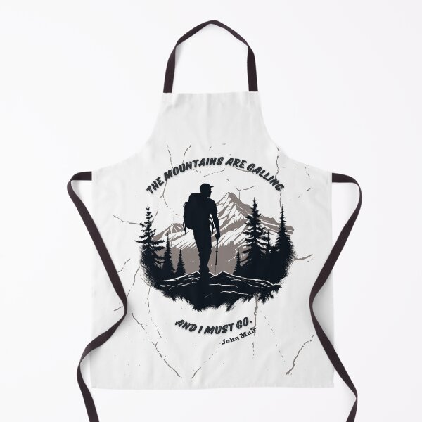 Item preview, The mountains are calling and I must go. Hiking Mountain Quote designed and sold by TeeArtWorld.