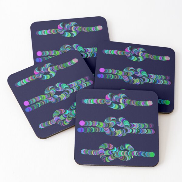 Item preview, Colored Knots Abstract designed and sold by mavicfe.