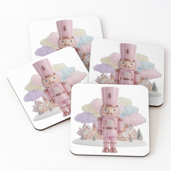 Item preview, Pink Nutcracker | Pastel Kawaii Christmas Aesthetic designed and sold by Rosuma Designs.