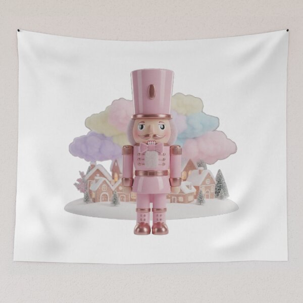 Item preview, Pink Nutcracker | Pastel Kawaii Christmas Aesthetic designed and sold by Rosuma Designs.