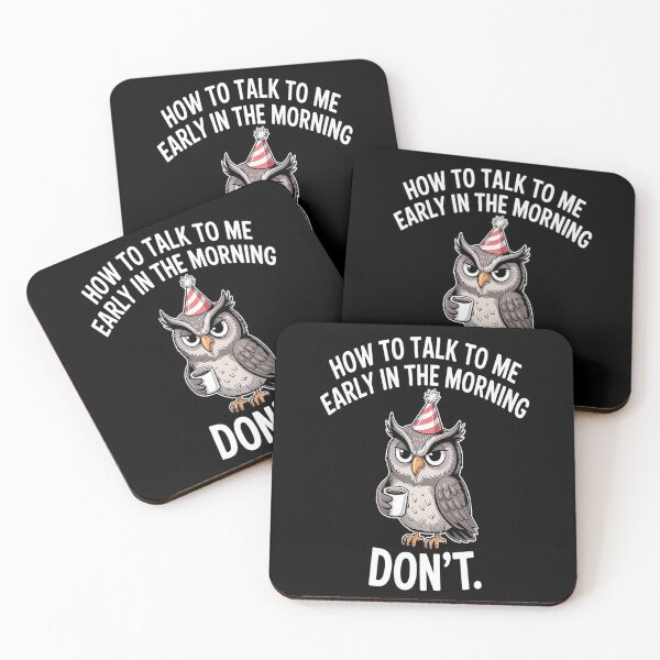 Item preview, How to talk to me in the Morning Don't I hate Morning People designed and sold by kakashinn.