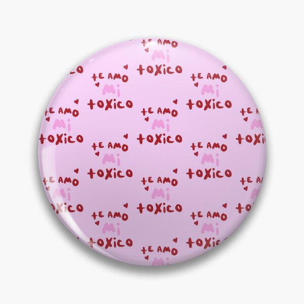 Item preview, Te Amo Toxico Pink Red Wording designed and sold by Dreambigdigital.