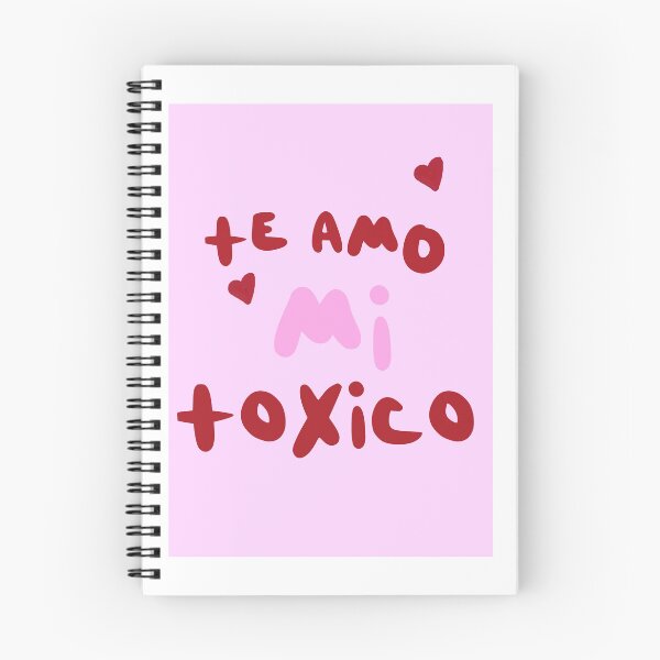 Item preview, Te Amo Toxico Pink Red Wording designed and sold by Dreambigdigital.