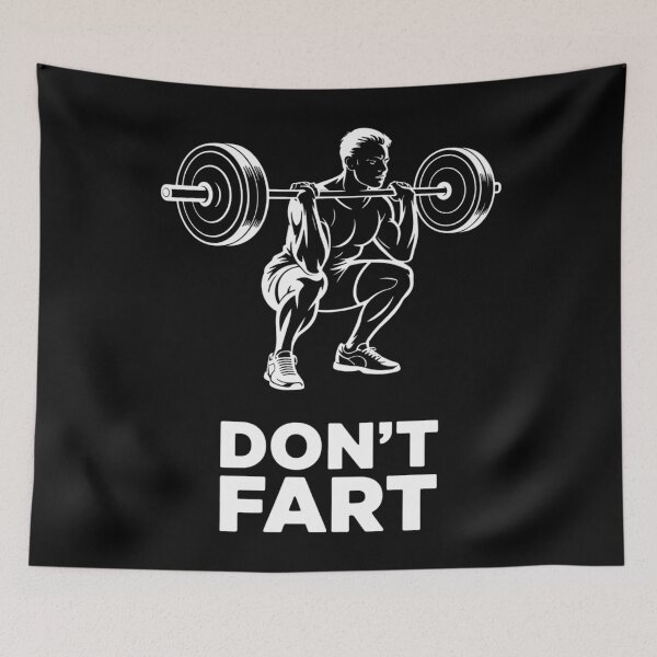 Item preview, Workout Fart Squat Fun Gym Fitness Weighlift designed and sold by TikCore.