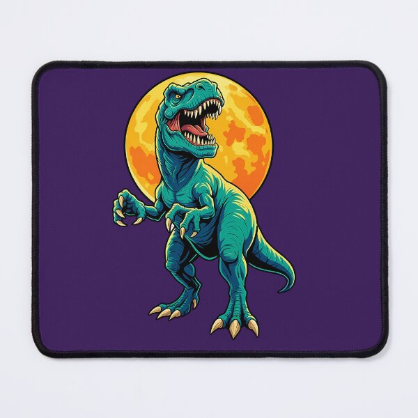 Item preview, T. rex in front of the moon Tyrannosaurus Rex designed and sold by Ayiyi Shop.