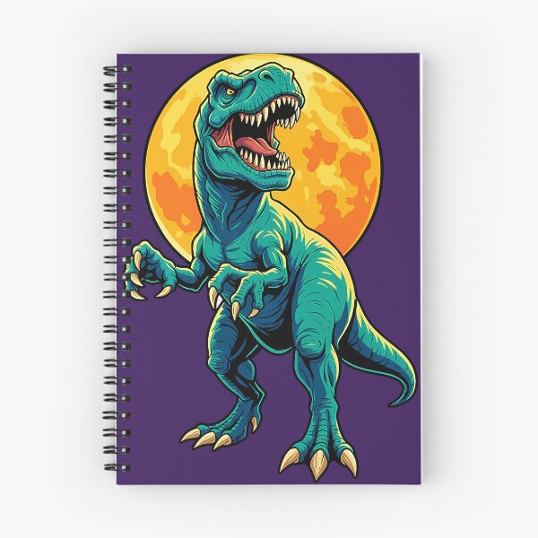 Item preview, T. rex in front of the moon Tyrannosaurus Rex designed and sold by Ayiyi Shop.