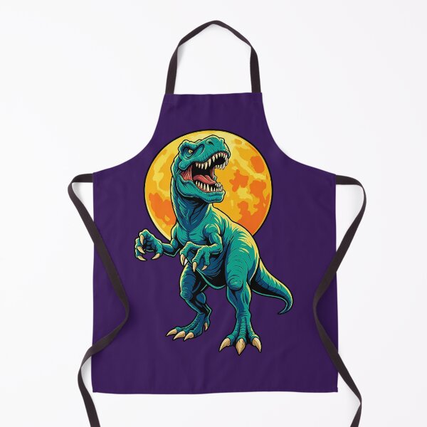 Item preview, T. rex in front of the moon Tyrannosaurus Rex designed and sold by Ayiyi Shop.