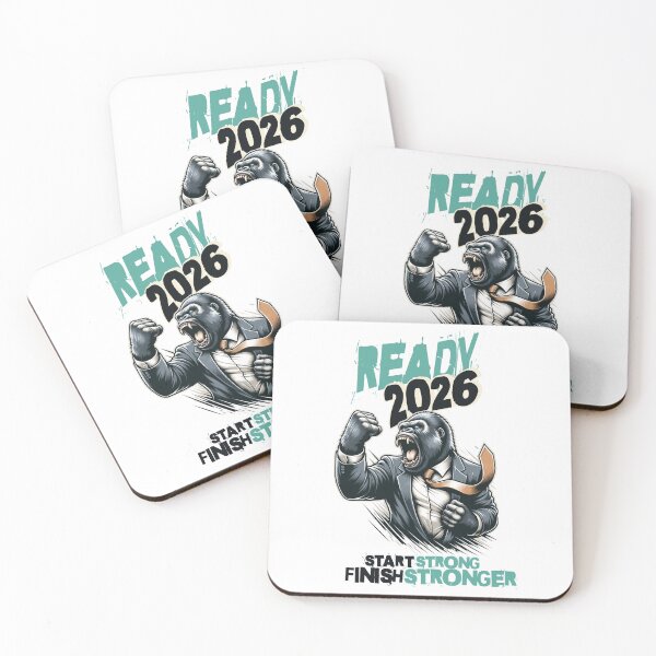 Item preview, Ready 2026 – Start Strong Finish Stronger | Motivational Gorilla Power Design designed and sold by TheOrthoDoctor.